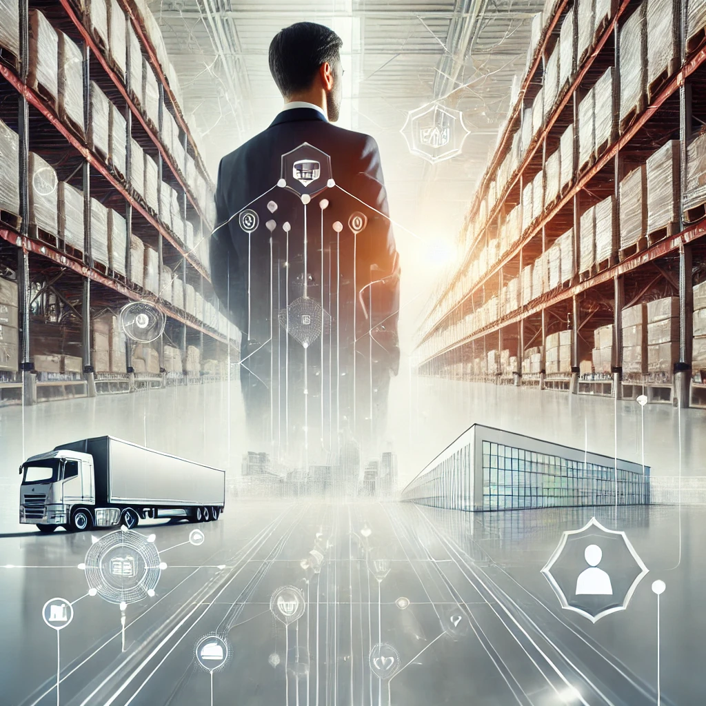 Home DALL·E 2025 01 23 09.27.32 A Professional And Modern Image For A Logistics And Warehouse Consulting And IT Recruitment Company Website. The Design Should Use A White And Orange